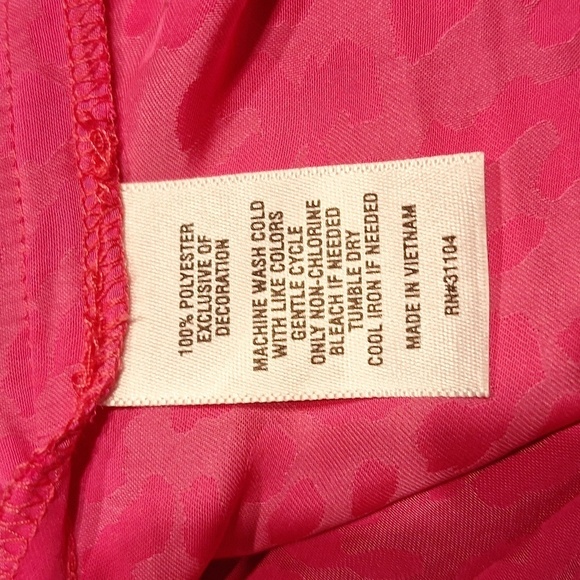 E womens Crown & Ivy solid pink long sleeve plus size pullover top 2X - Picture 4 of 4